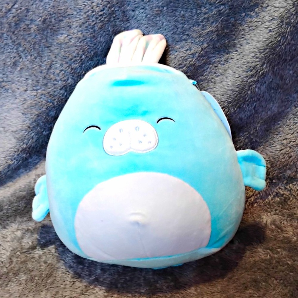 Kellytoy Squishmallows Blue Dolphin Plush Stuffed Animal Small Washable 2023
